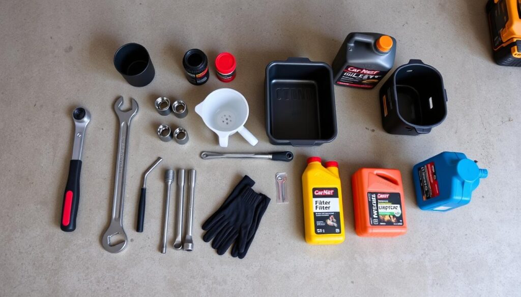 DIY oil change tools