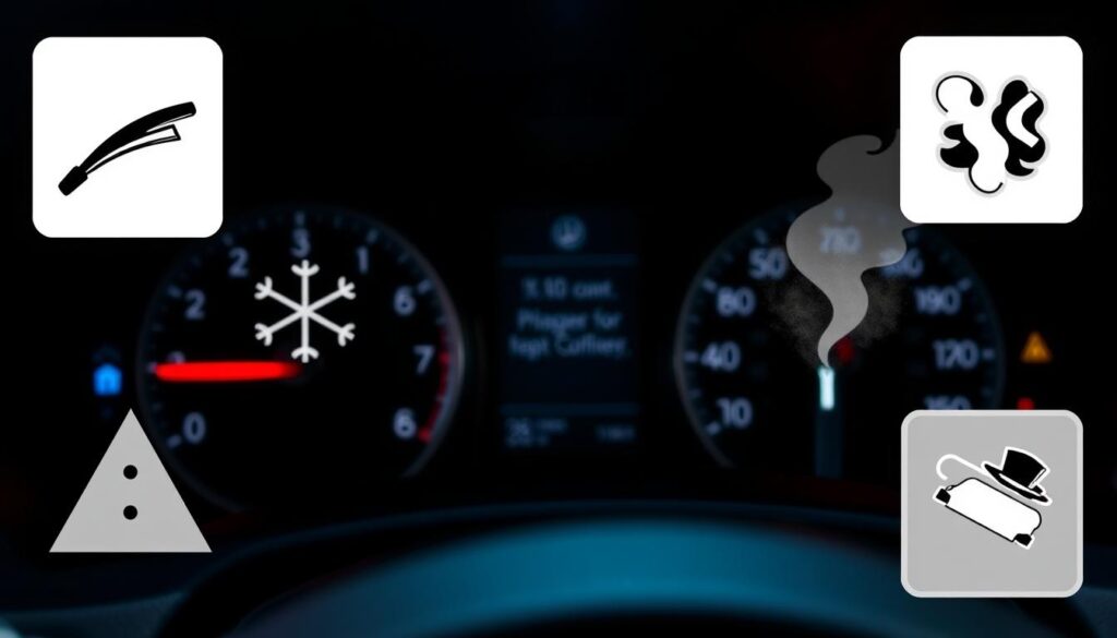 car warning symbols