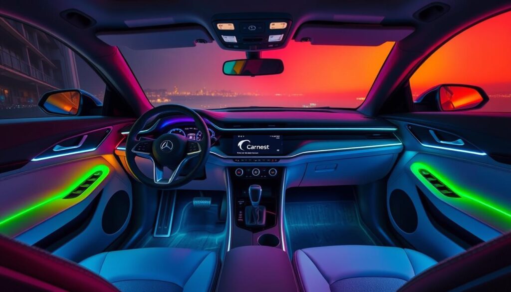 customizable interior car lights
