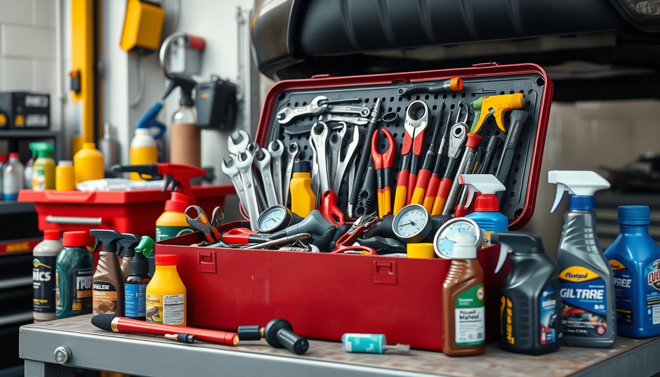 essential car maintenance tools and products