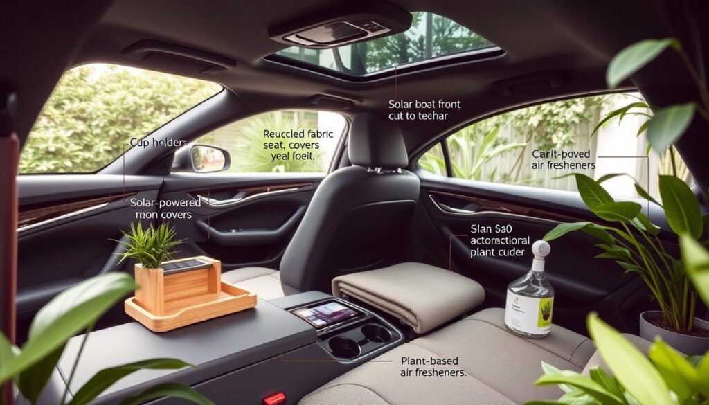 green car accessories