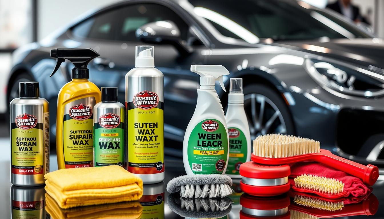 top-rated car cleaning products for a showroom shine