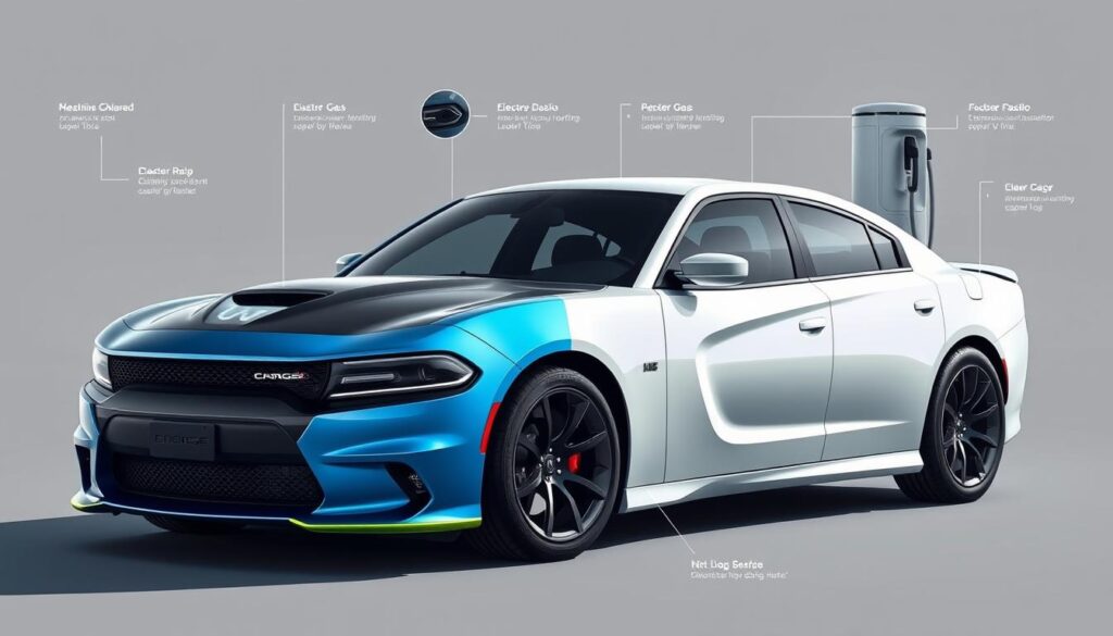 2025 Dodge Charger electric and gas options
