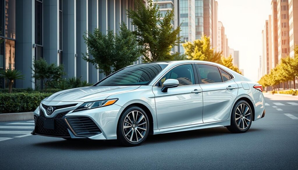 Generate an image of the 2025 Toyota Camry Hybrid