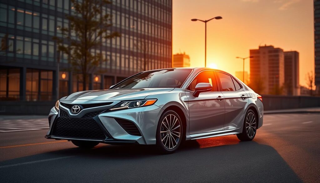 Generate an image of the 2025 Toyota Camry Hybrid
