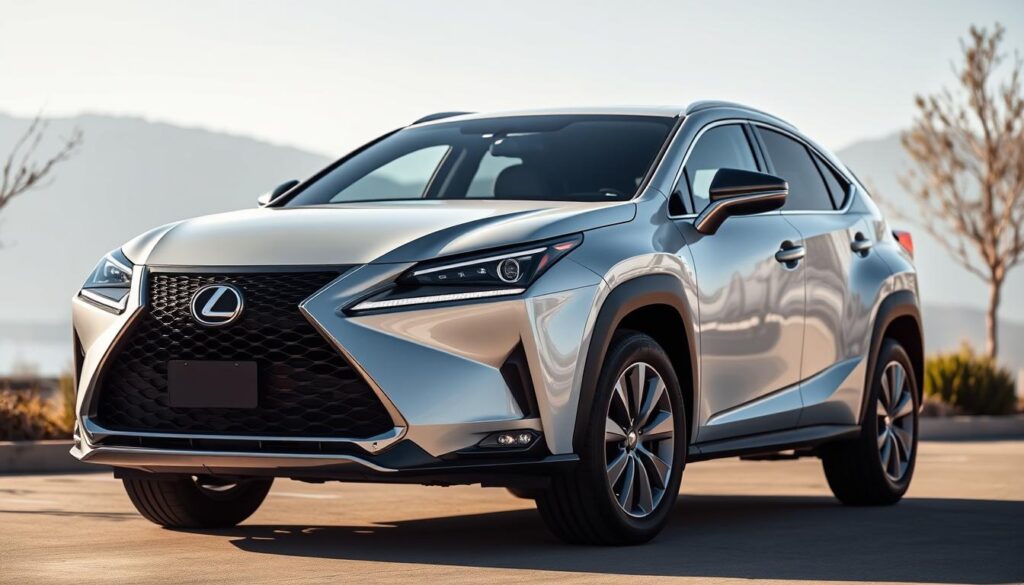 Generate an image of the Lexus NX 2025 hybrid model.