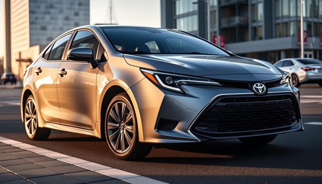 Generate an image of the Toyota Corolla Hybrid LE AWD