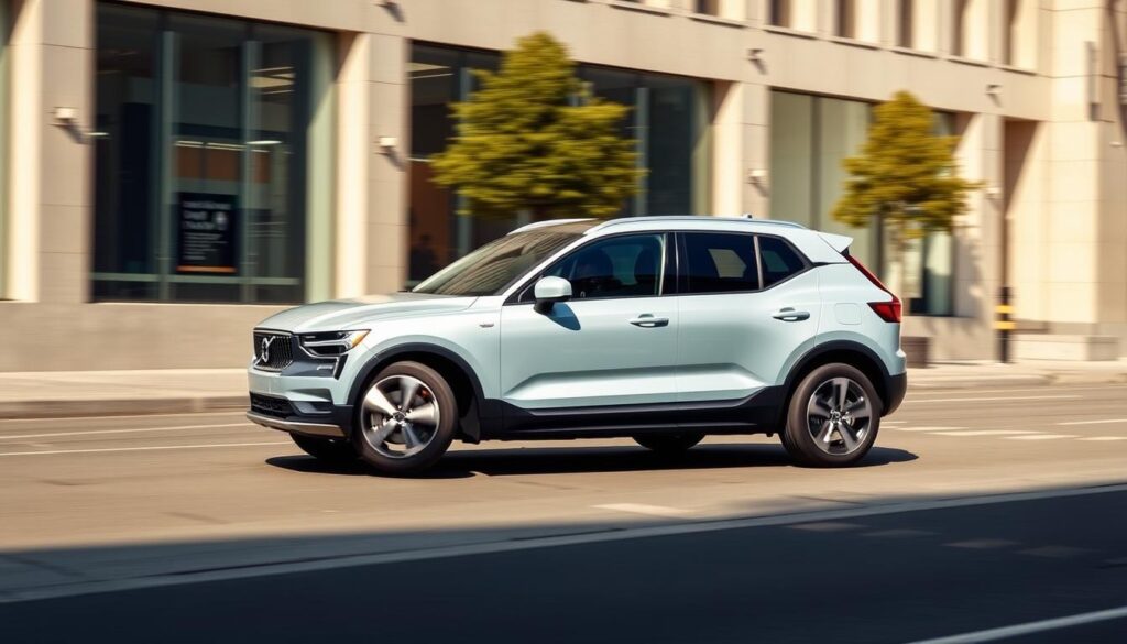 Generate an image of the Volvo XC40 compact luxury SUV