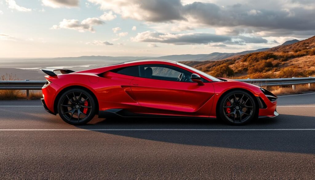 High-performance sports car