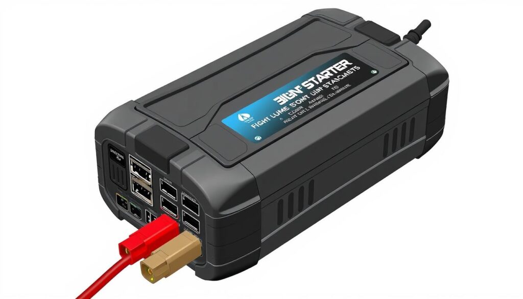 Image of a portable jump starter for cars