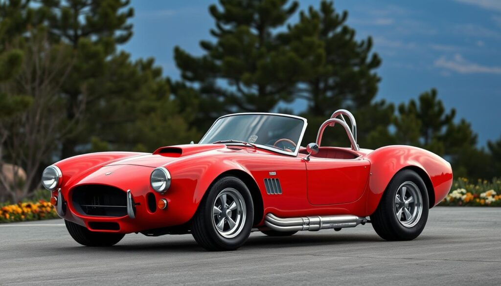 Image of an American sports car