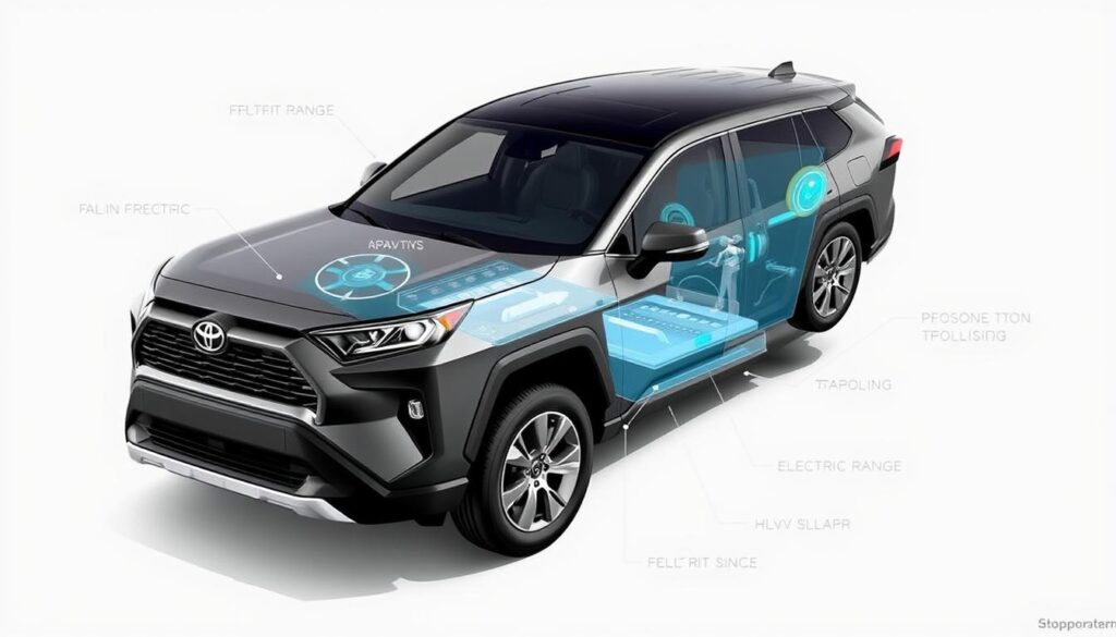 Toyota RAV4 PHEV 2025 electric range image