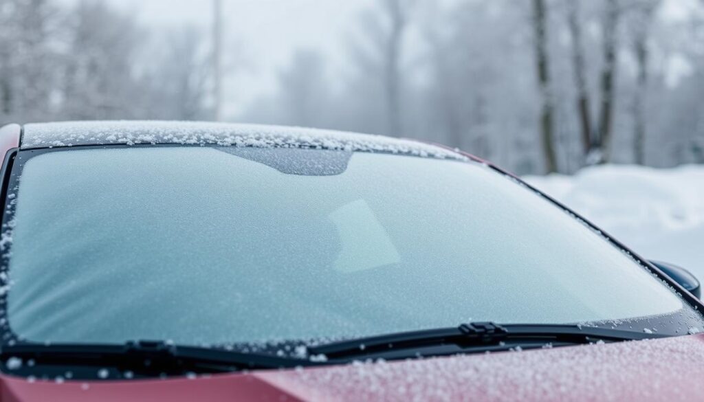 anti-frost windshield cover with sensors