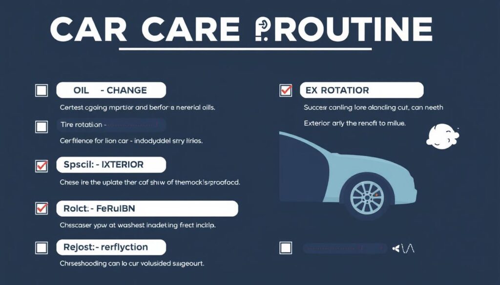 car detailing routine schedule