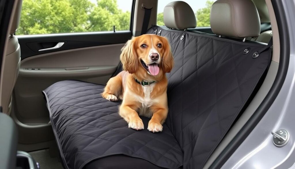 dog car seat cover with side flaps