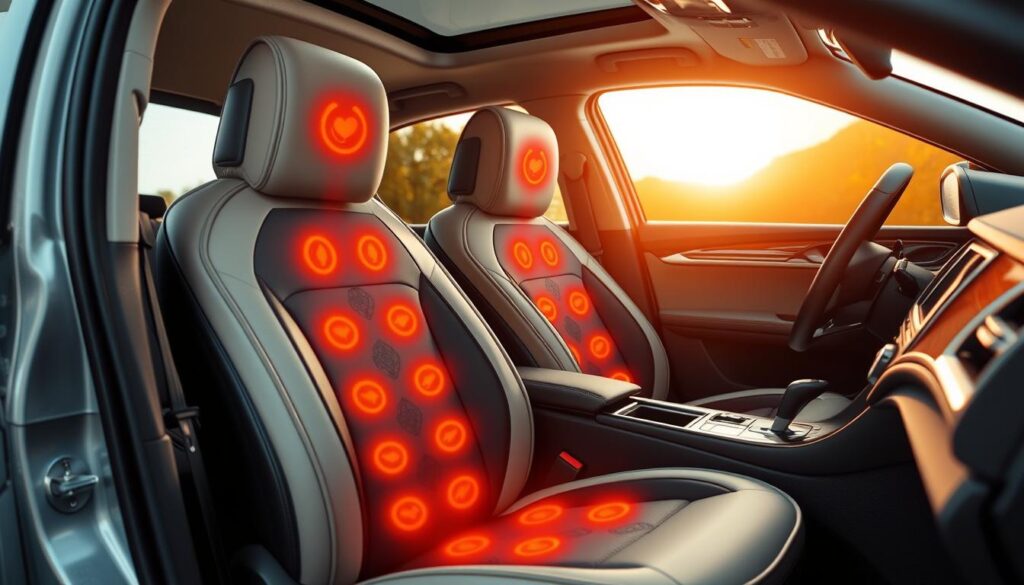 heated massage car seat cover