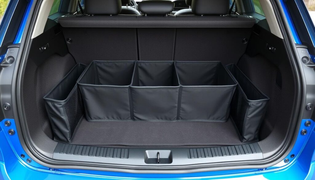 heavy duty trunk organizer with dividers